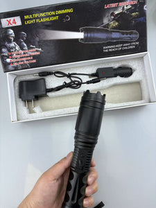X4 Self-Defense Weapon: Legal Carry, Drive Wolf Dog, Hold Equipment, Girls Commute, Multi-Function Anti-Bad Guy Defense Flashlight
